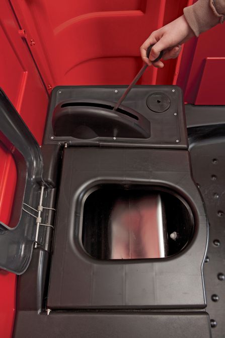 Foto Gallery dettaglio della seduta di un wc per disabili